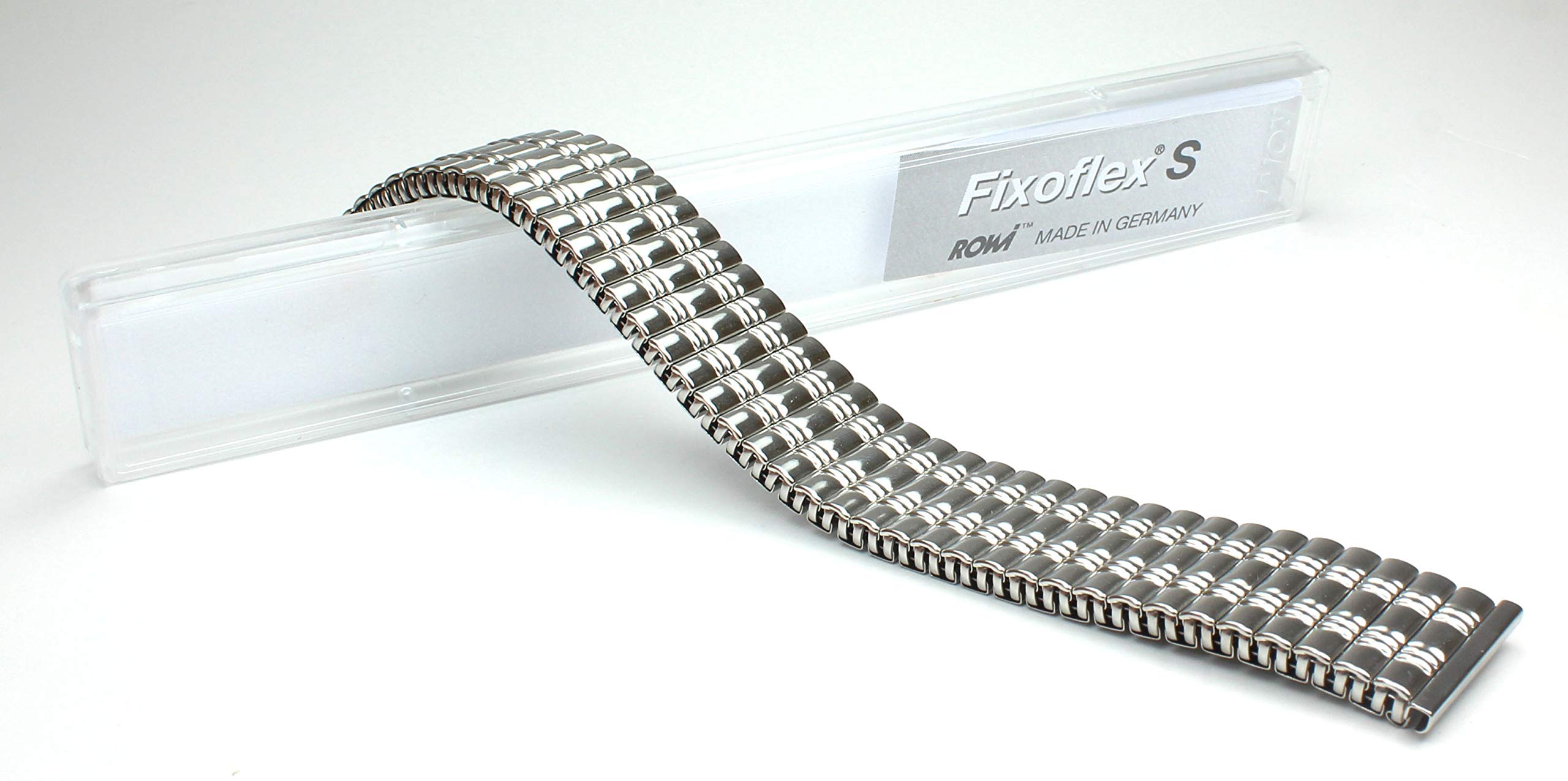 Sulla Rowi 22mm Fixoflex S Zugband L316 Edelstahl Uhrenband Made in Germany originalverpackt