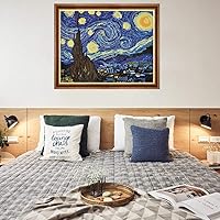 Vista 3 de OWAY Full Drill 5D Diamond Painting 20X16 inch, Paint by Number Kits Starry Night Diamond Painting Kits for Home Wall Decor
