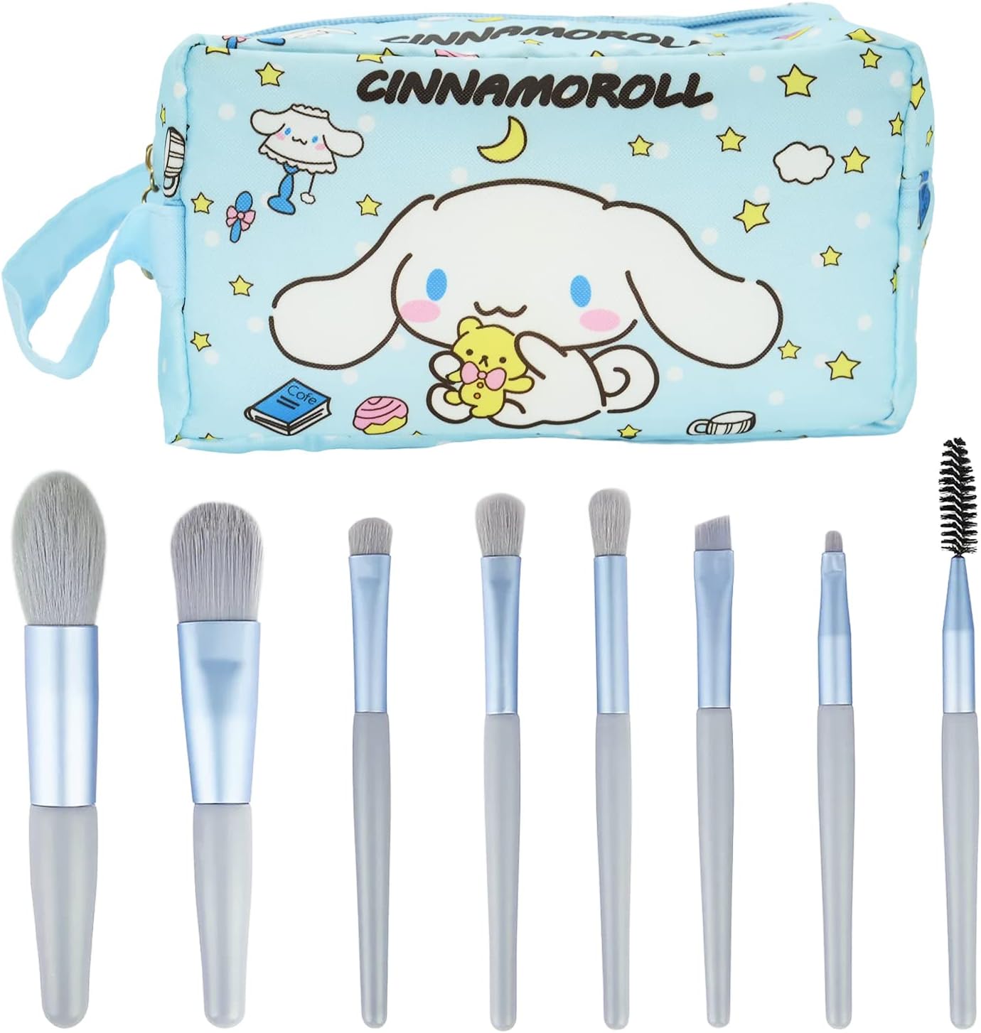 HolymidKawaii Makeup Bag, Cin 8pcs