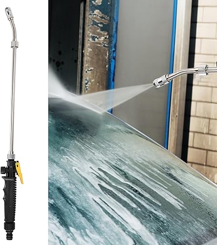 Miniatura 3 de Mango de rociador de agua, G3/8 pulgadas DN10 2 en 1, rociador de agua ajustable de alta presión, boquilla de riego de flores para jardín de