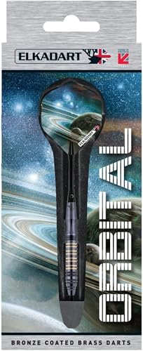 Elkadart Orbital Bronze Chromed Brass Darts Set - 24G