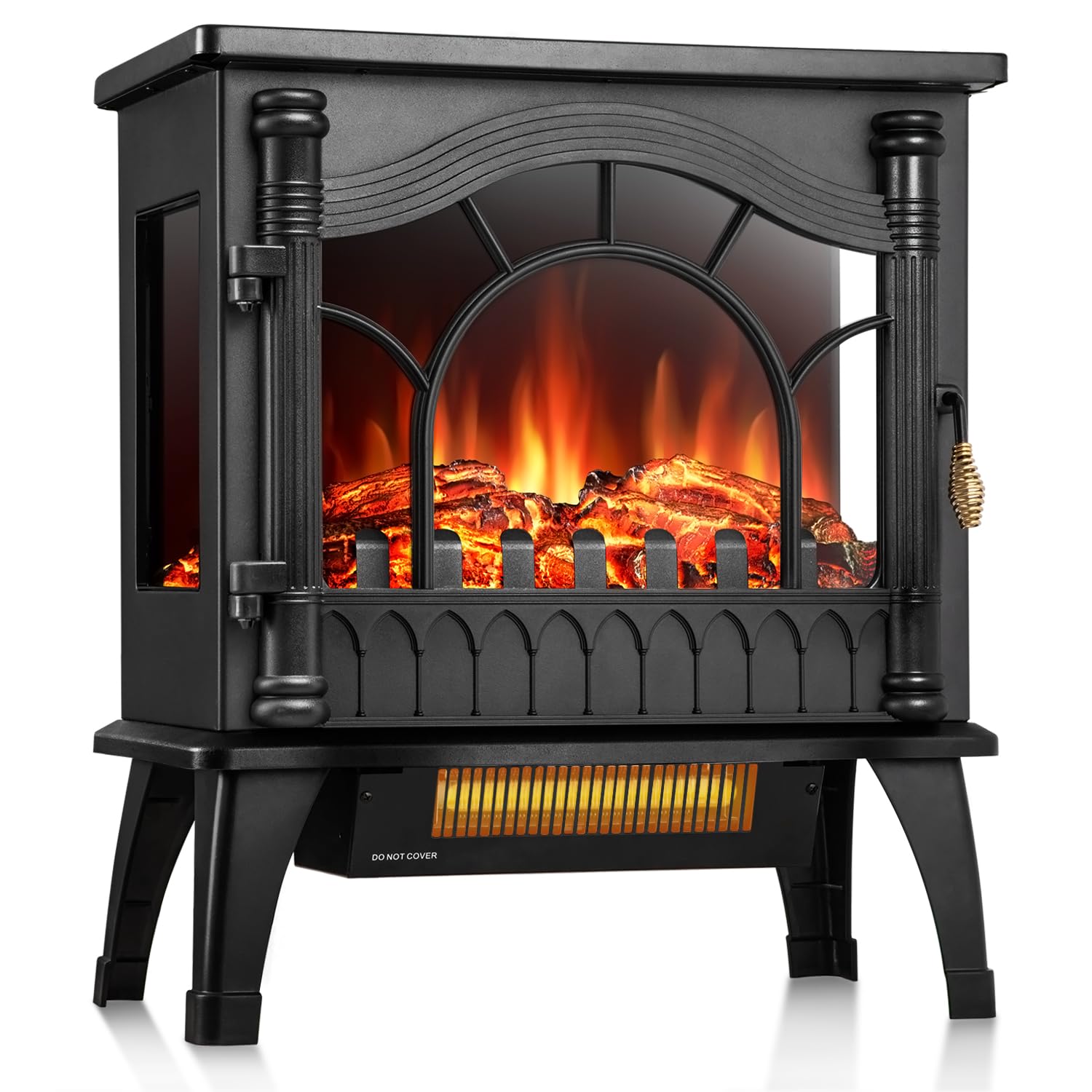 Electactic 20 inch Electric Fireplace Heater in a living room setting