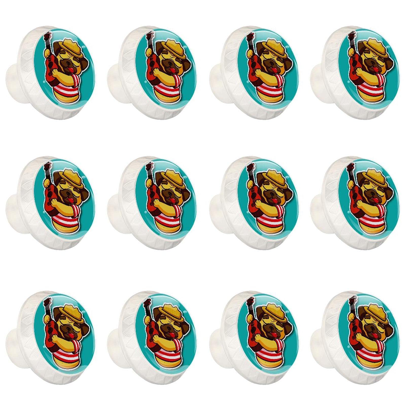Poignée de placard ronde carlin musique boutons de meuble originaux pour commode lot de 12