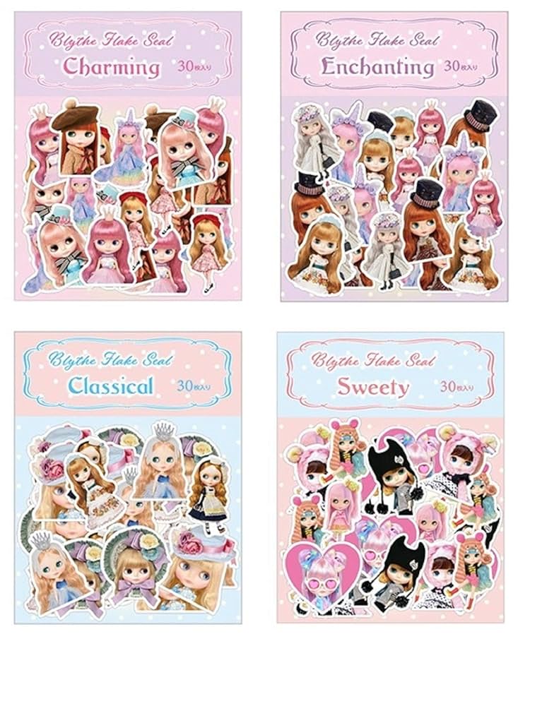 同級生フォトグレイ風ステッカー(ブラインド) 全21種 ブライス公式サイト | blythedoll.com