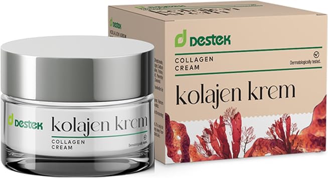 Destek Kollajen Krem, K rm z  Yosun  zl , 50 ml, 2 Adet