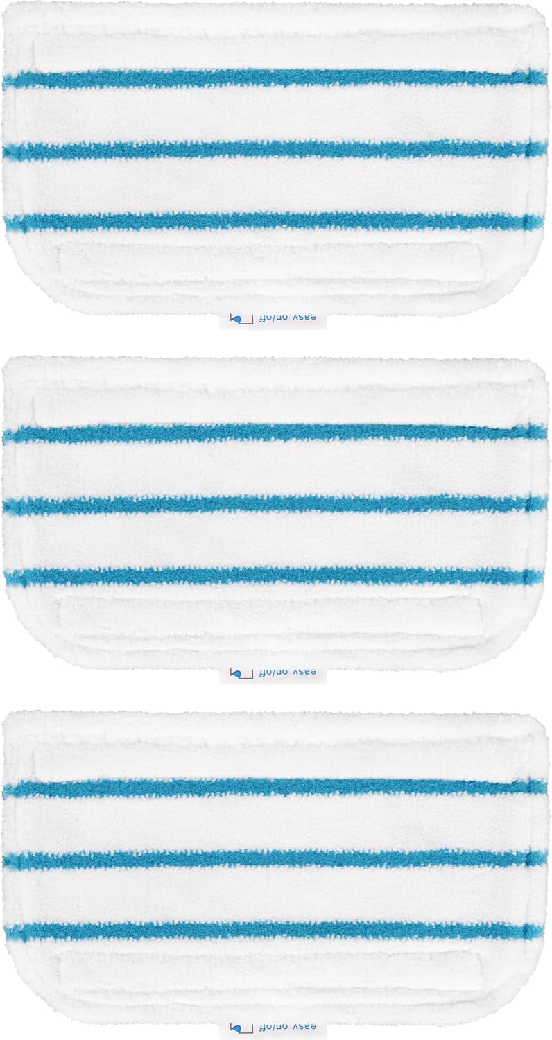 BlueStars [Upgraded] 3 Packs Steam Mop Pads Replacement