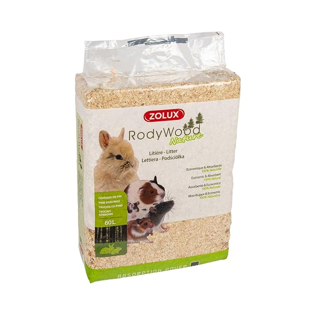 Foto 3 de 6 de Zolux Rodywood Nature - Litera para roedores, 60 L