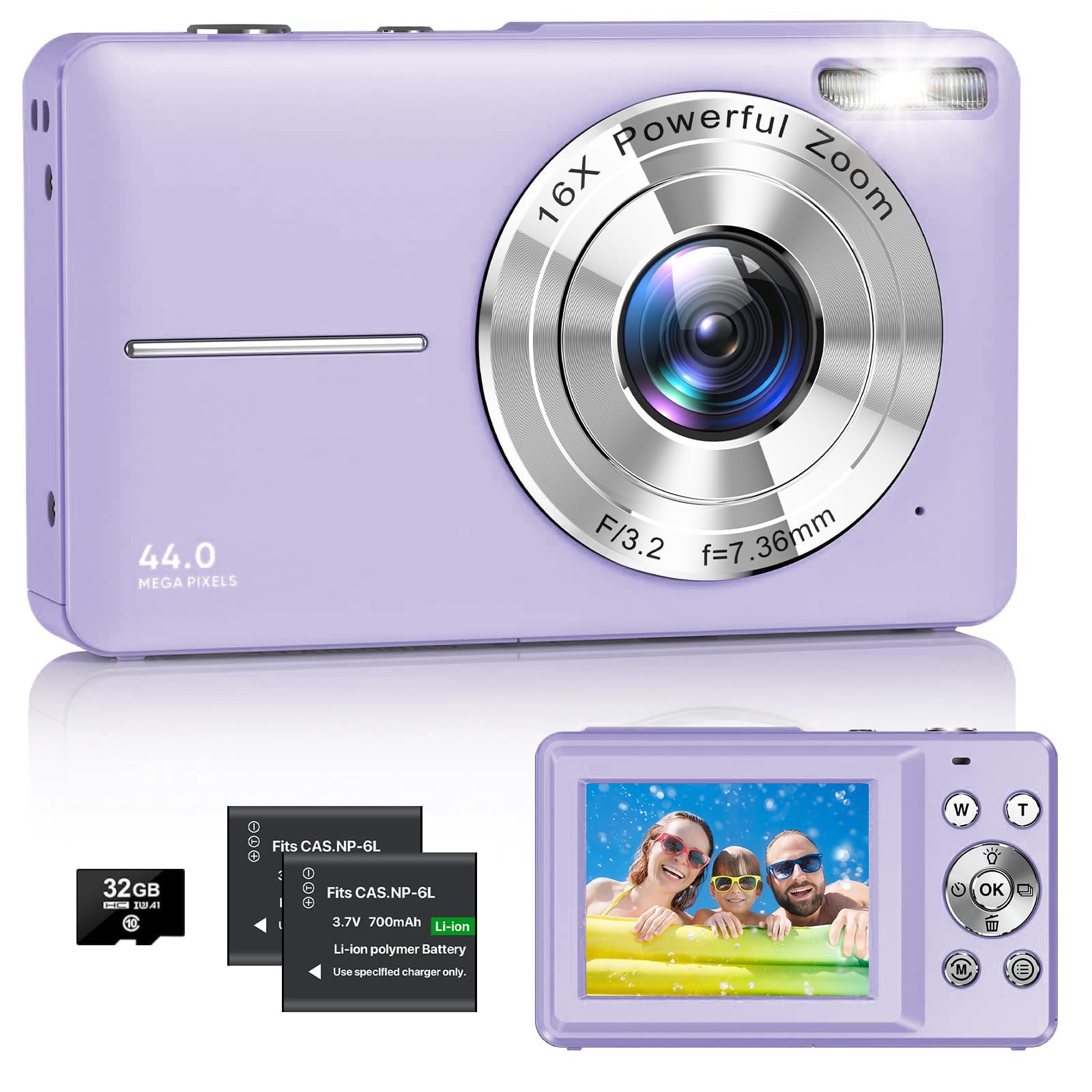 デジカメ♡ Amazon | デジカメ FHD動画撮影 4400万画素 デジタルカメラ オート
