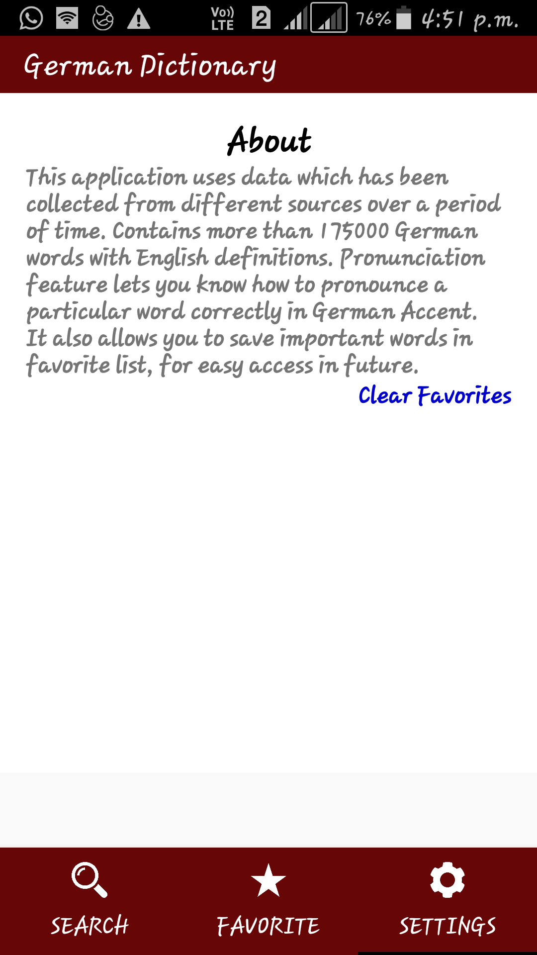 German To English Dictionary Offline App on Amazon Appstore