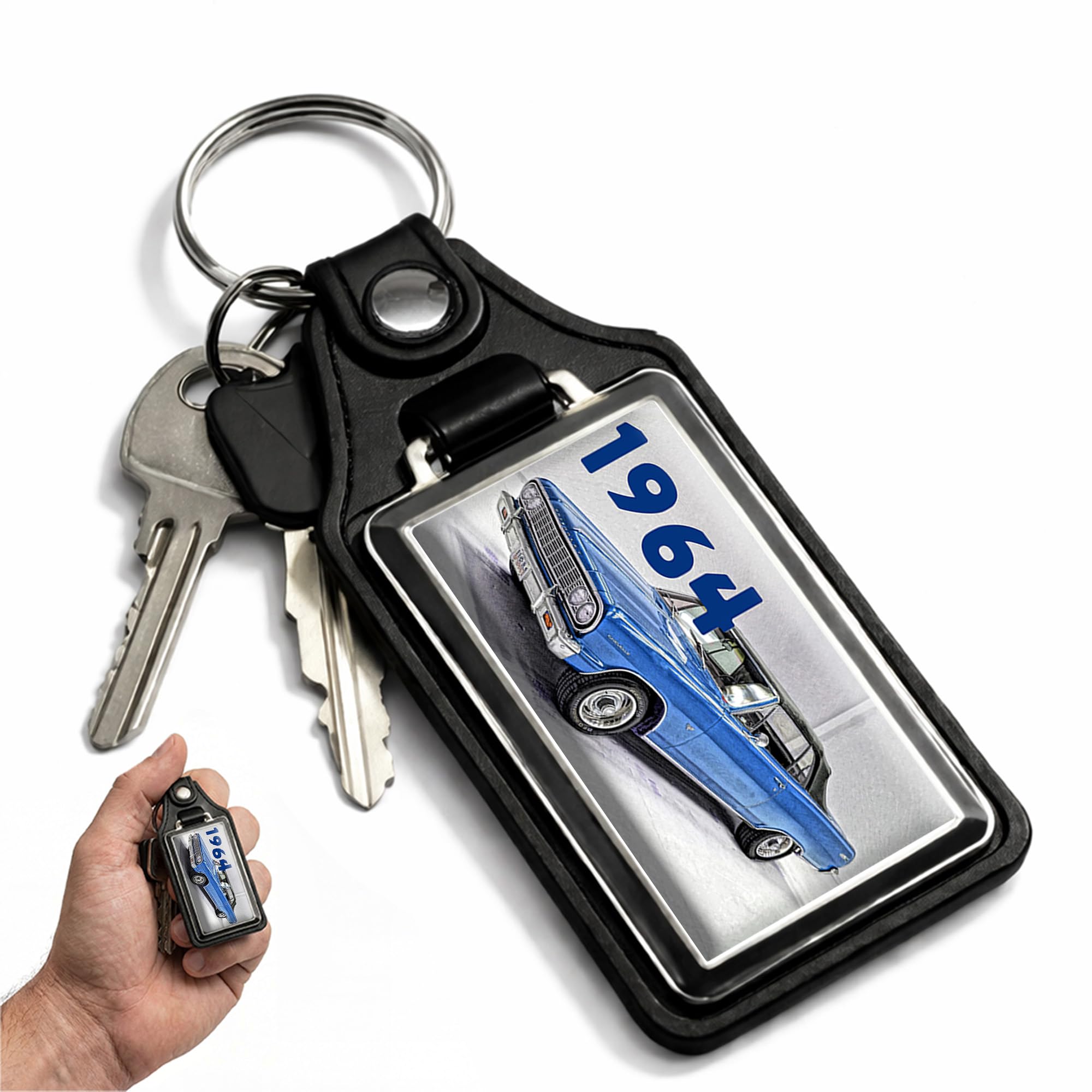 1964 Compatible with Chevelle Convertible Design Key Chain Key Holder