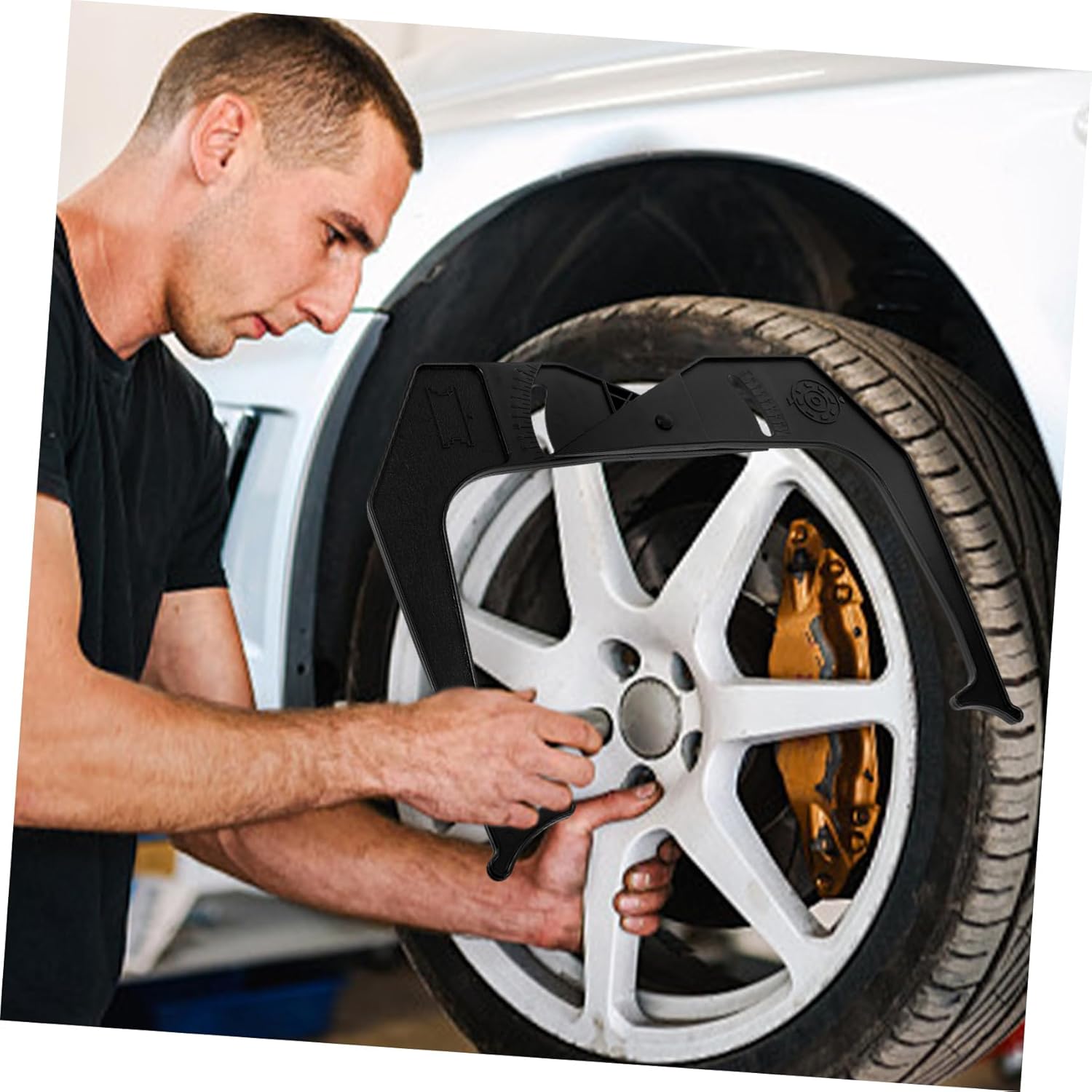 Automotive Wheel Caliper Tire Balancer Measurement Tool Precision Tire Gauge for Car Repair Equipment and Tire Maintenance Essential Automotive Tools