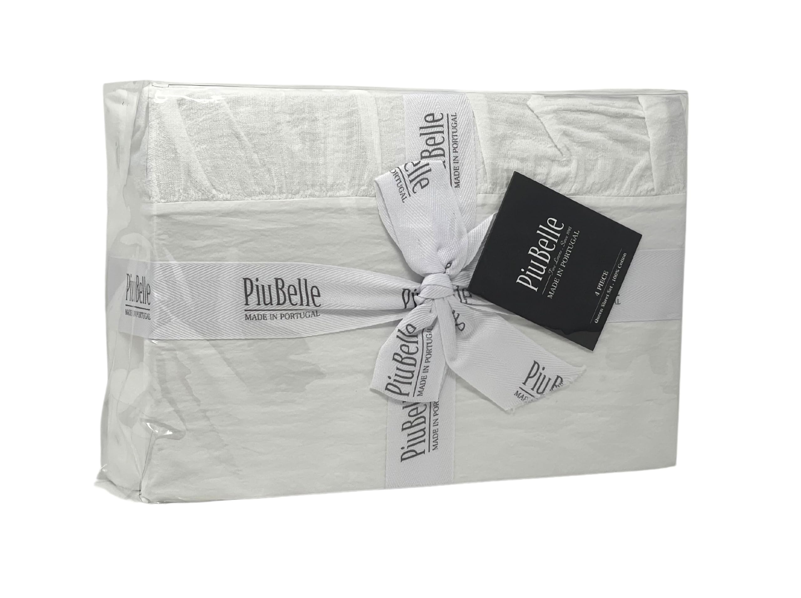 Amazon.com: Piu Belle piubelle White Cotton Ruffle Queen Size