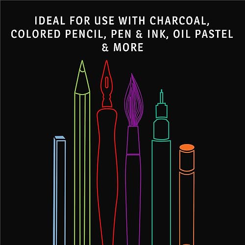 Miniatura 5 de Bienfang Bloc de bocetos de 8.5 x 11 pulgadas, (paquete de 2), 100 hojas de papel de arte de 60 libras y 3.17 ozm, cuaderno de dibujo encuadernado