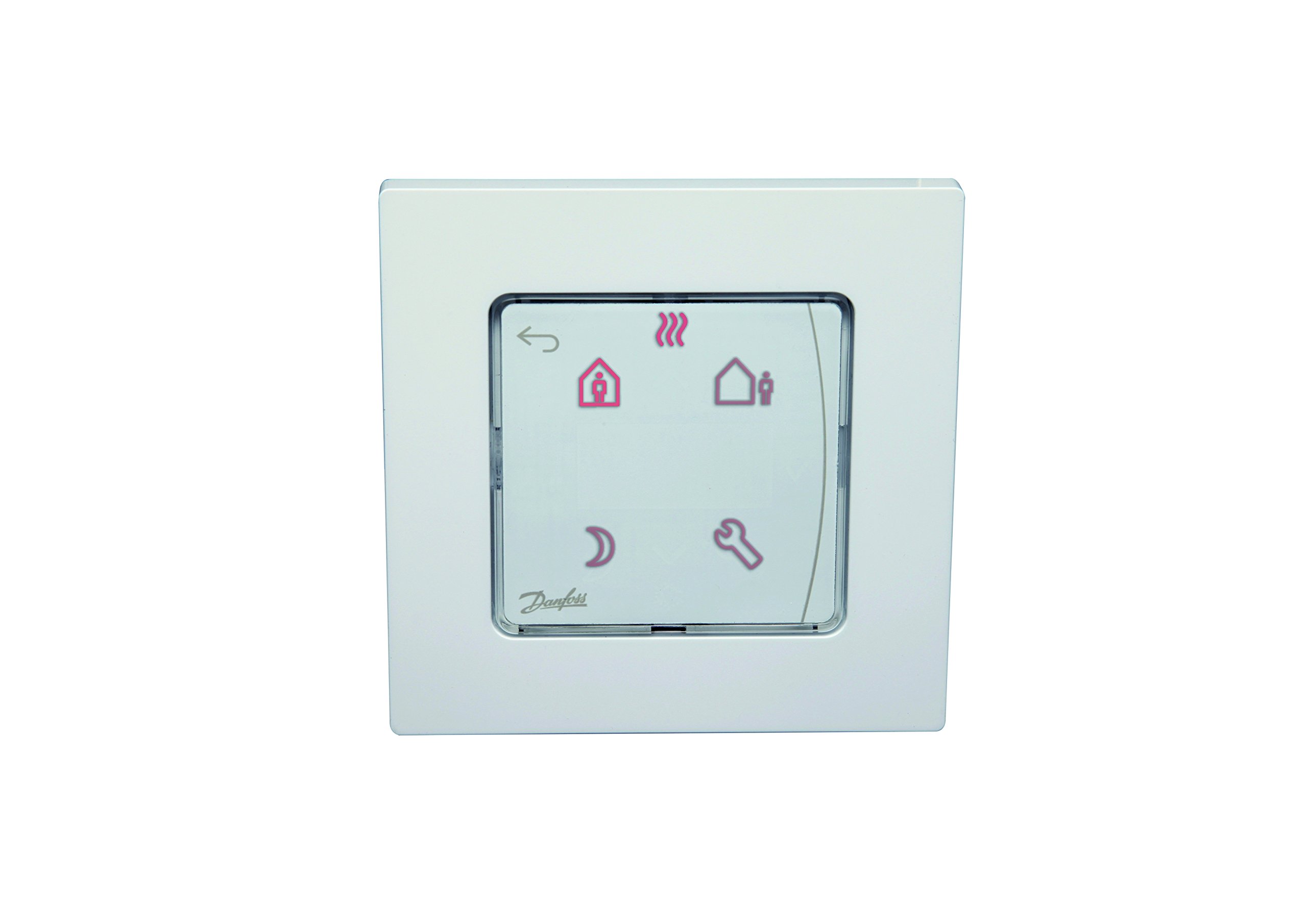 Danfoss088u1020 Recessed Room Thermostat White