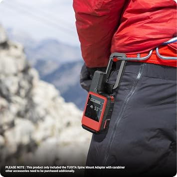 TUSITA Spine Mount Adapter with Carabiner Compatible with Garmin inReach Mini 2