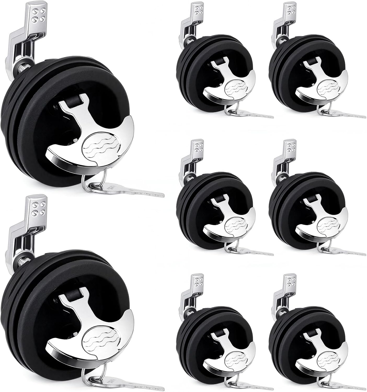 Shimeyao 2.5" T Handle Boat Latch 3" Nylon Cam