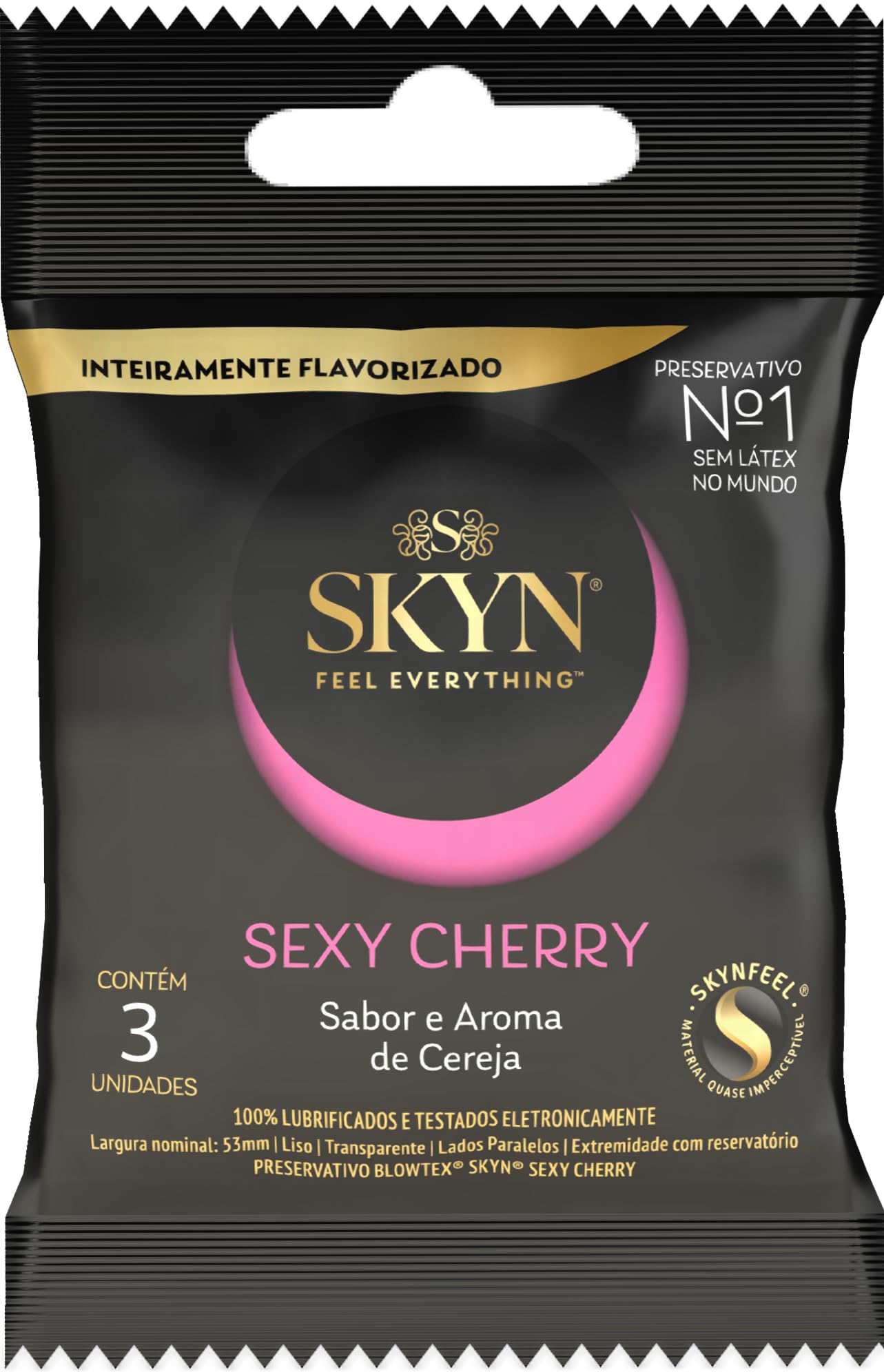 SKYN Preservativo Sexy Cherry Multicor 3 Unidades | Amazon.com.br