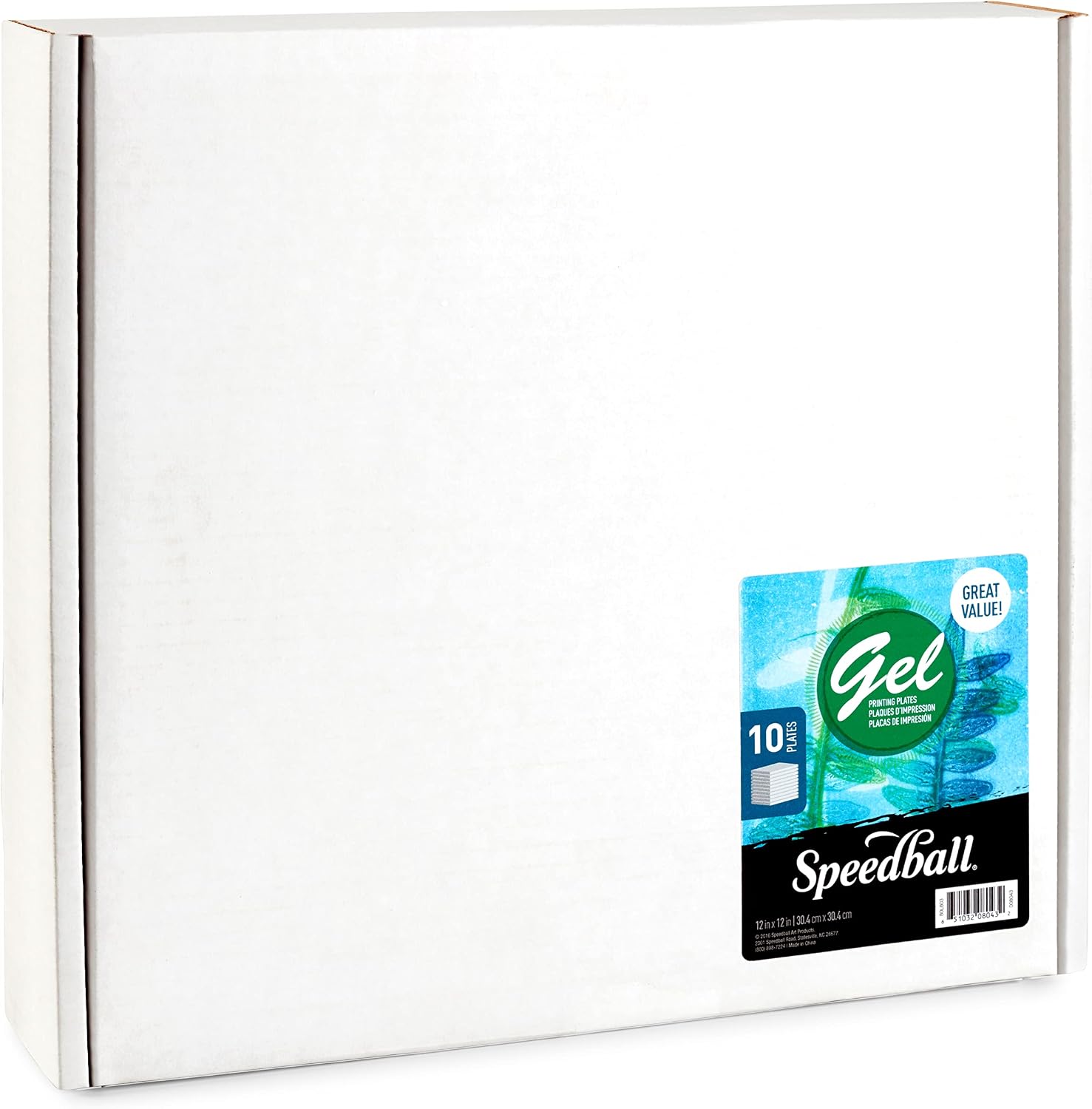 Speedball 8043 12" x 12" Gel Printing Plate (10 Plates)
