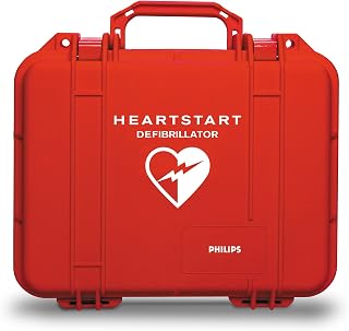Philips HeartStart AED Defibrillator Plastic Waterproof Carry Case, YC (AED sold separately)