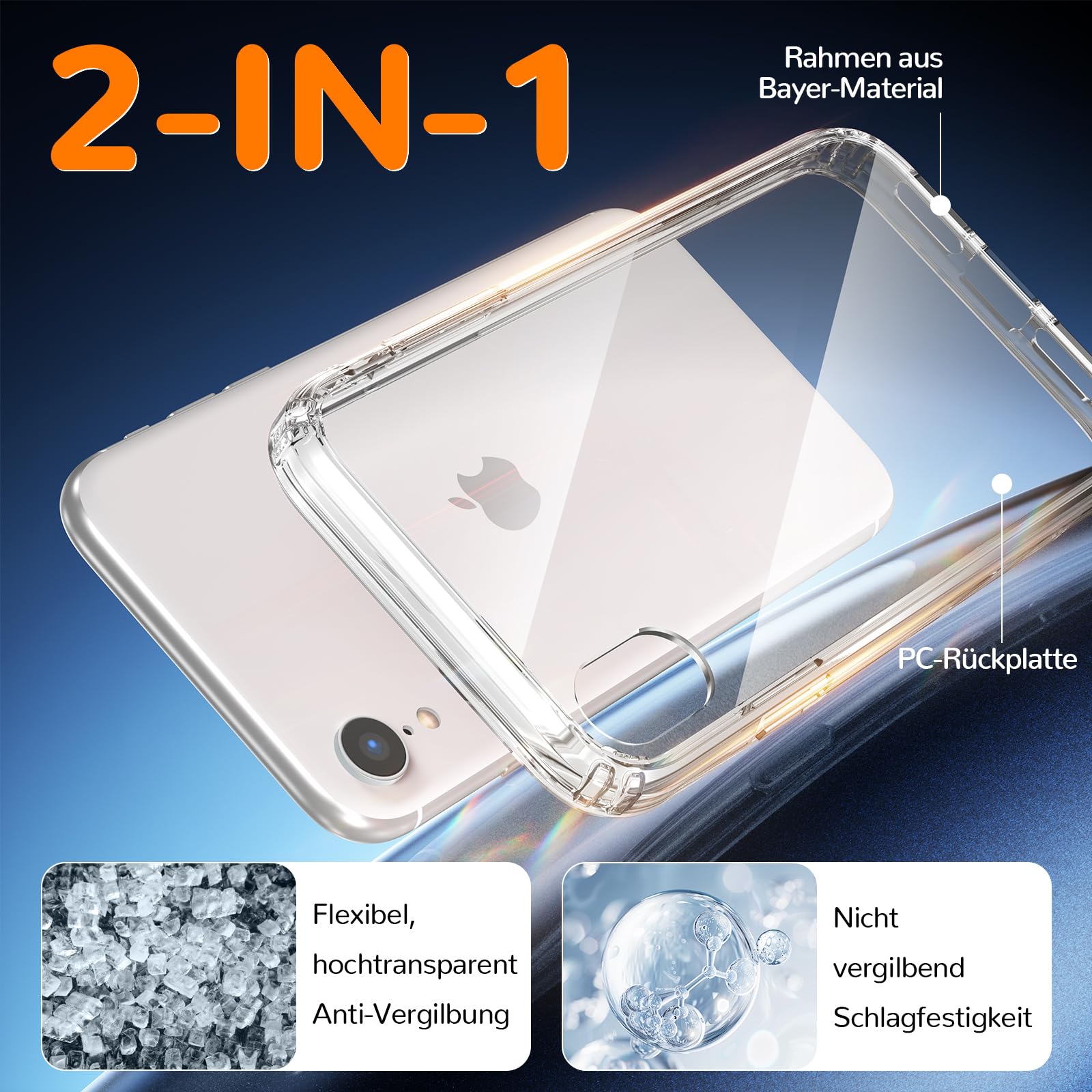 Clear Case for iPhone 15, Ultra Thin, Shockproof TPU Cover, Anti-Yellowing, Crystal Clear, Phone Case for Apple iPhone 15 - Clear — view 105