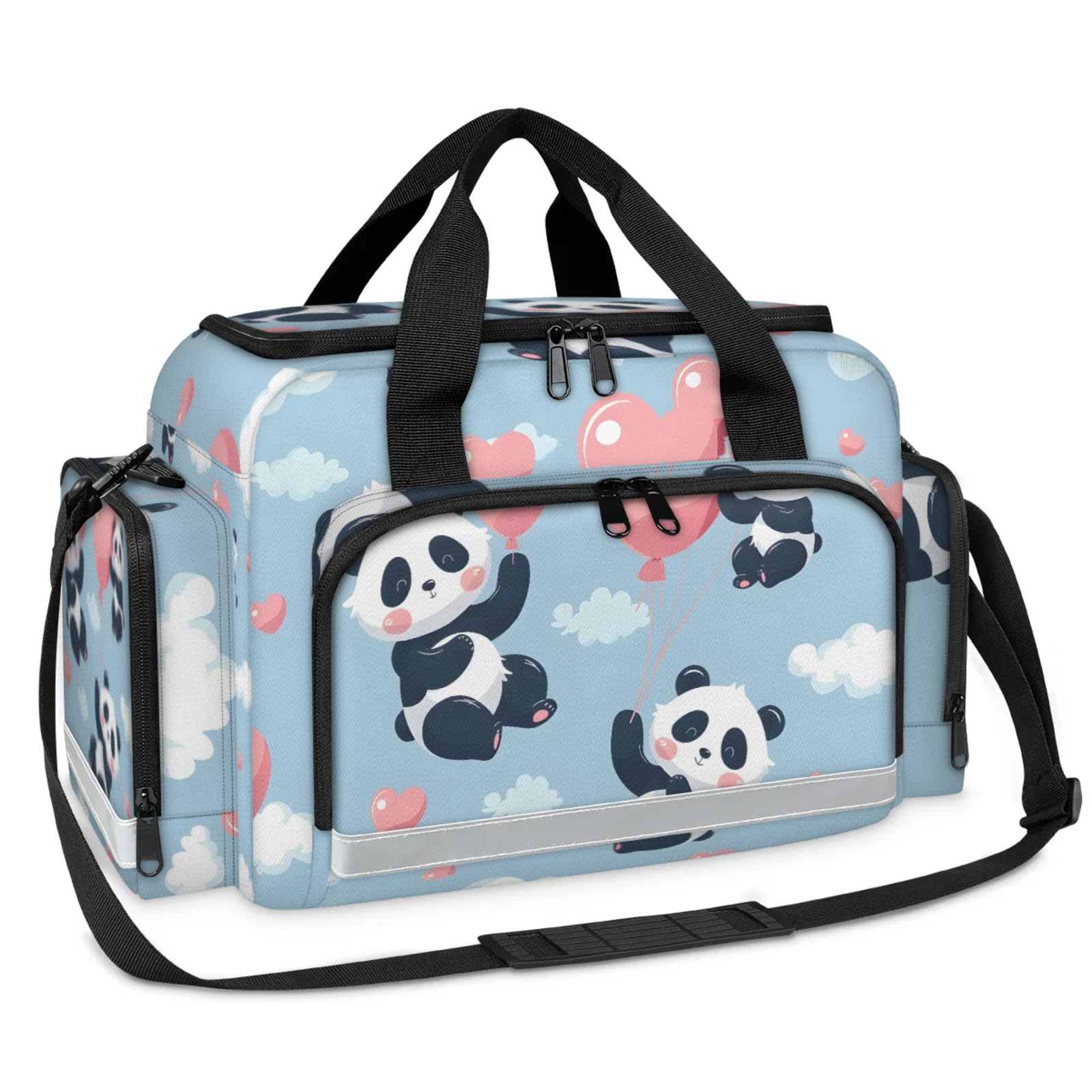 GzLeyigou First Aid Bags Empty, Gentle Panda Emergency Bag First Aid Kit Multiple Compartment Kit Carrier On Call Trauma Bag For Paramedics Emergency Medical Supplies Kit