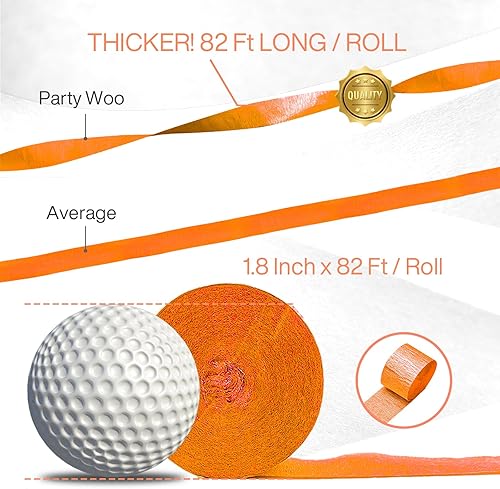 Vista 201 de PartyWoo Serpentinas de papel crepé verde, 6 rollos de 492 pies, paquete de papel crepé verde bosque esmeralda cazador para graduación, Navidad