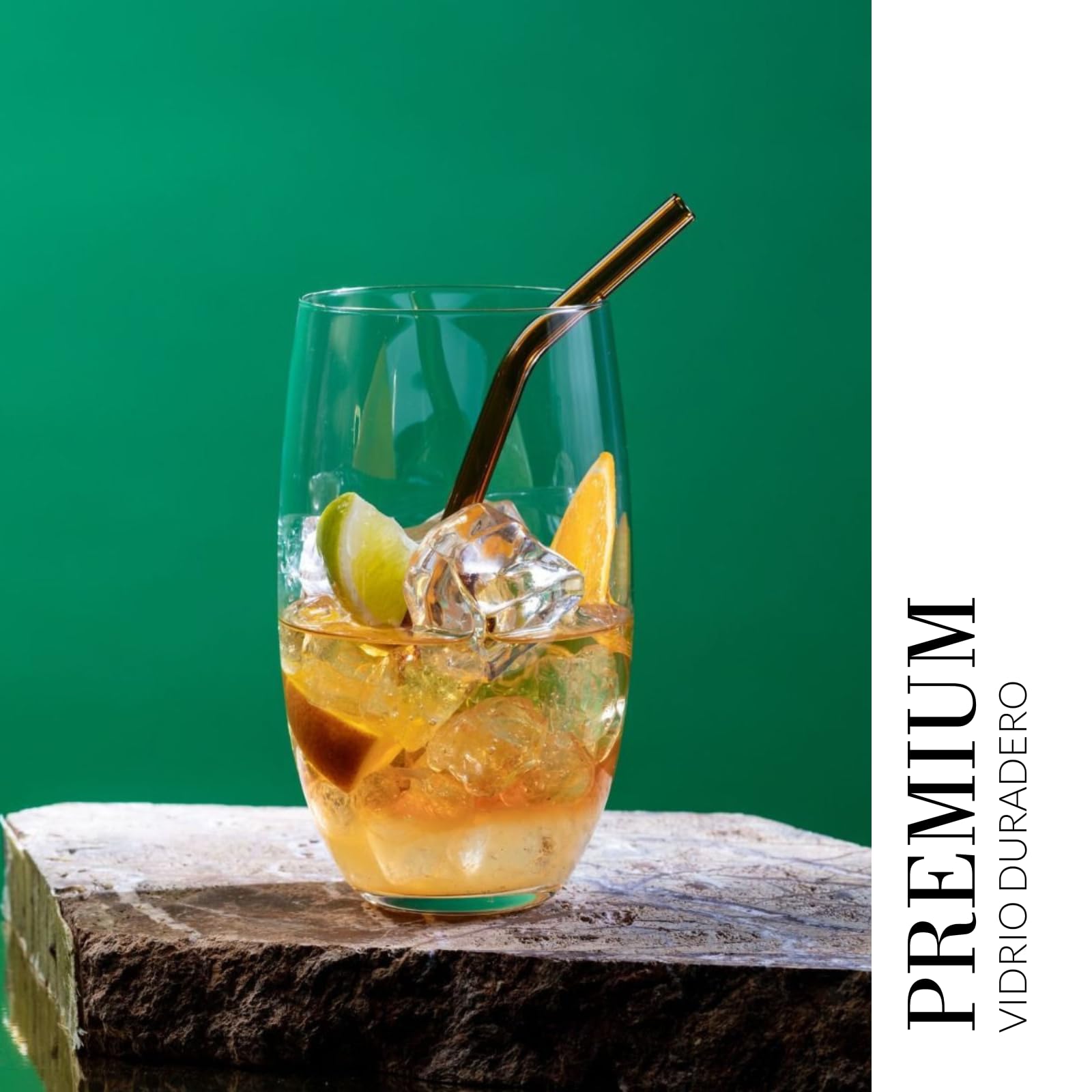 Krosno Vasos de Agua Jugo | Conjunto de 6 Piezas | 510 ML | Blended Collection | Perfectos para Uso en Casa, Restaurante y en Fiestas | Apto para Lavavajillas