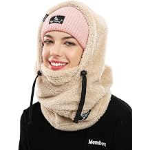 Shy Velvet Thermal Balaclava Unisex Wind-Resistant Ski Mask Fleece Cycling Motorcycle Balaclava Men Face Coverings Women Cold Weather Face Mask Female