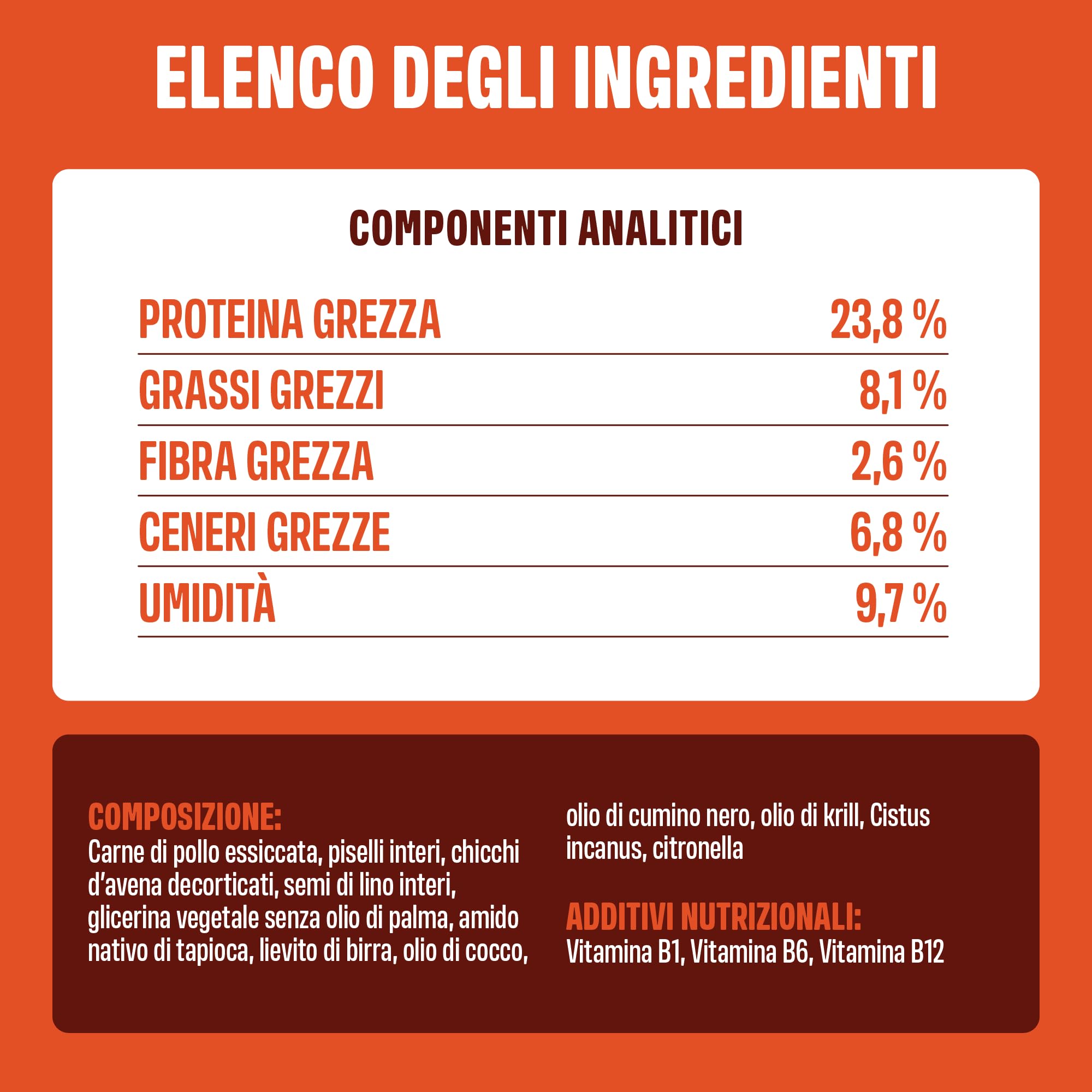 ivvi Outdoor per Cani – Snack Morbidi con Lievito di Birra, Olio di Cumino Nero, Olio di Krill e Cisto – Pelle, Pelo e Difese Naturali – 270 g, 60 Snack