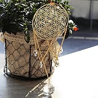 Vista 9 de Flower of Life - Atrapasoles de cristal, decoración de pared de geometría sagrada, adorno colgante decorativo para el hogar, oficina, jardín