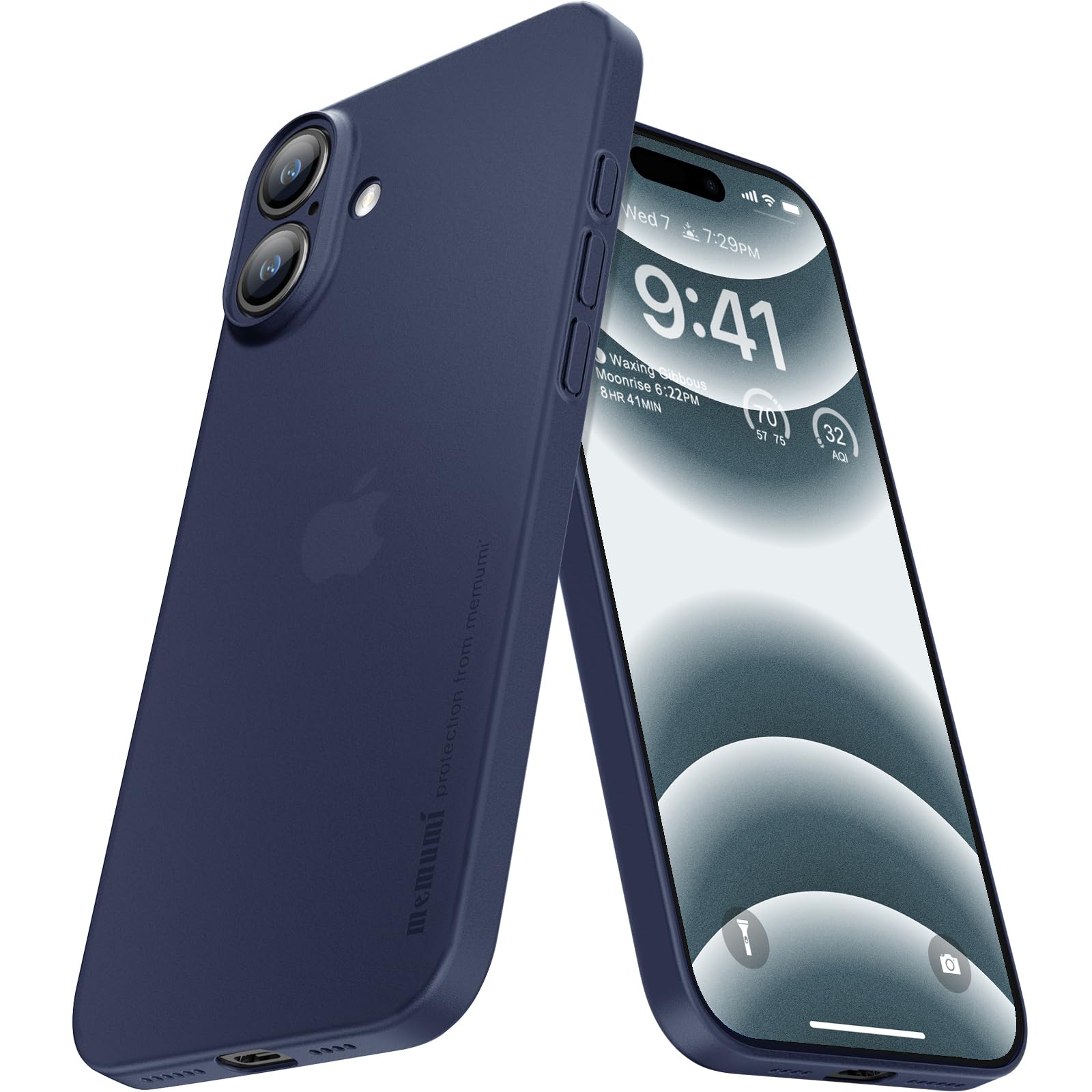 Memumi Hülle Für IPhone 13 Pro – Ultra-dünn 0,3 Mm, Matte Oberfläche, Rutschfest & Kratzfest
