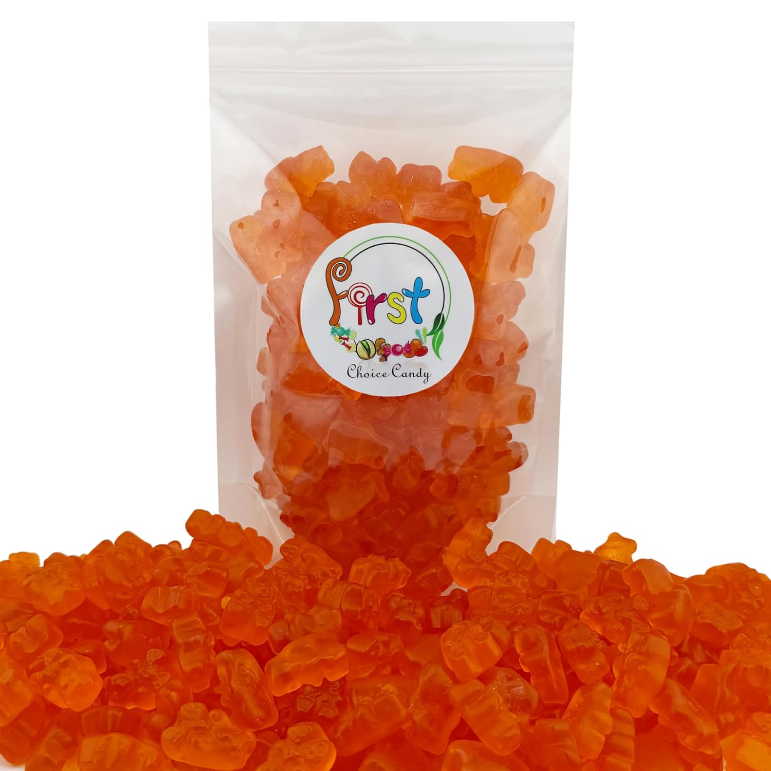 FirstChoiceCandy Gummy Bears (Orange, 5 Pound (Pack of 1))