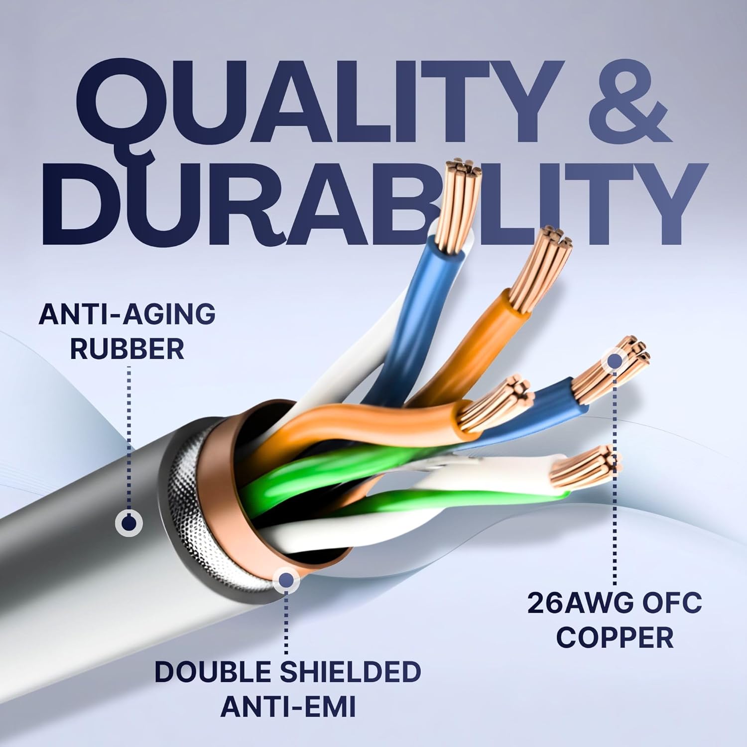 100FT/ 30M Starlink Gen 3 Cable 26AWG for Starlink Standard Generation 3, IP67 Waterproof Replacement Extra Long StarLink Cables, Ethernet Cable for Outdoor Satellite Internet System