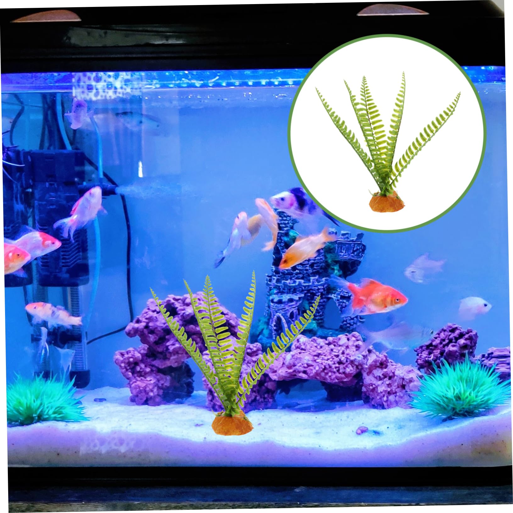 INOOMP 5pezzi Decorazione Per Terrario Artificiale Per Rettili Simulato Accessori Per Habitat e Rettili Pulibili e Realistiche