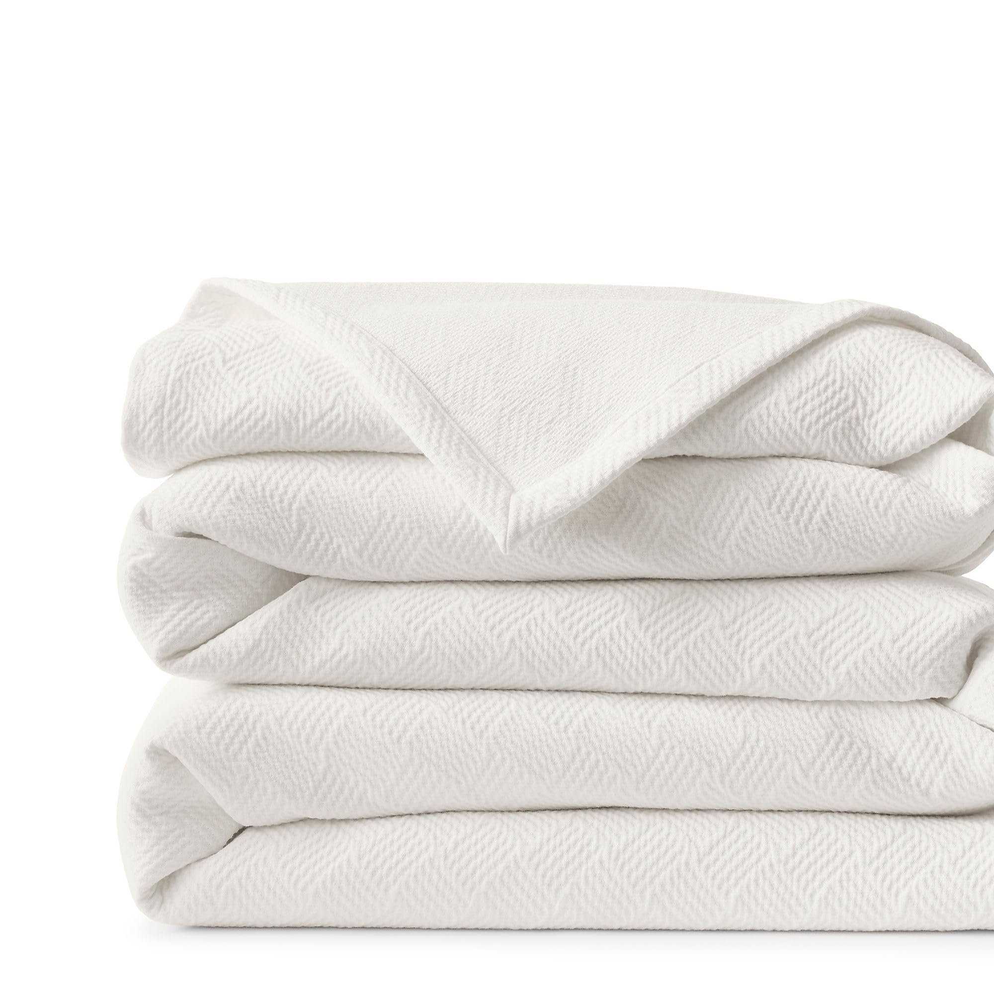 Lands' End Matelasse Coverlet Ivory Small