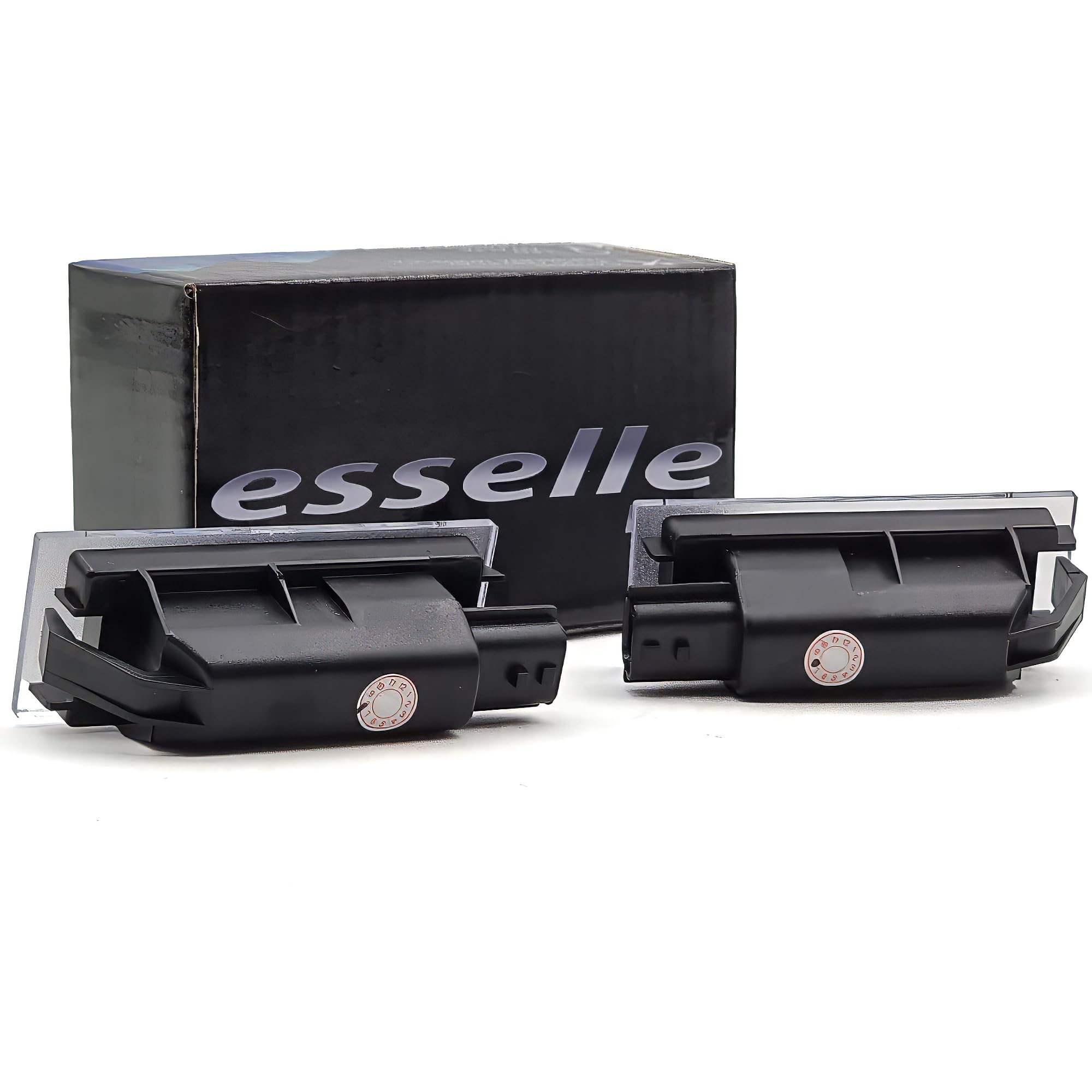 Placchette Luci Targa LED Compatibili con Renault Arkana Clio 3 Clio 4 Espace 5 Kadjar Kangoo 2 Koleos Laguna 2 Laguna 3 Master Megane 4 Talisman Twingo MK2 18 SMD CANBUS 6000K Bianco Plug & Play