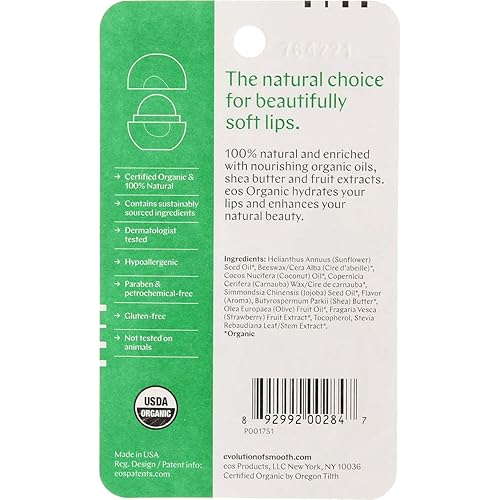 Miniatura 5 de eos Smooth Lip Balm Sphere, Strawberry Sorbet 0.25 oz (Paquete de 6)