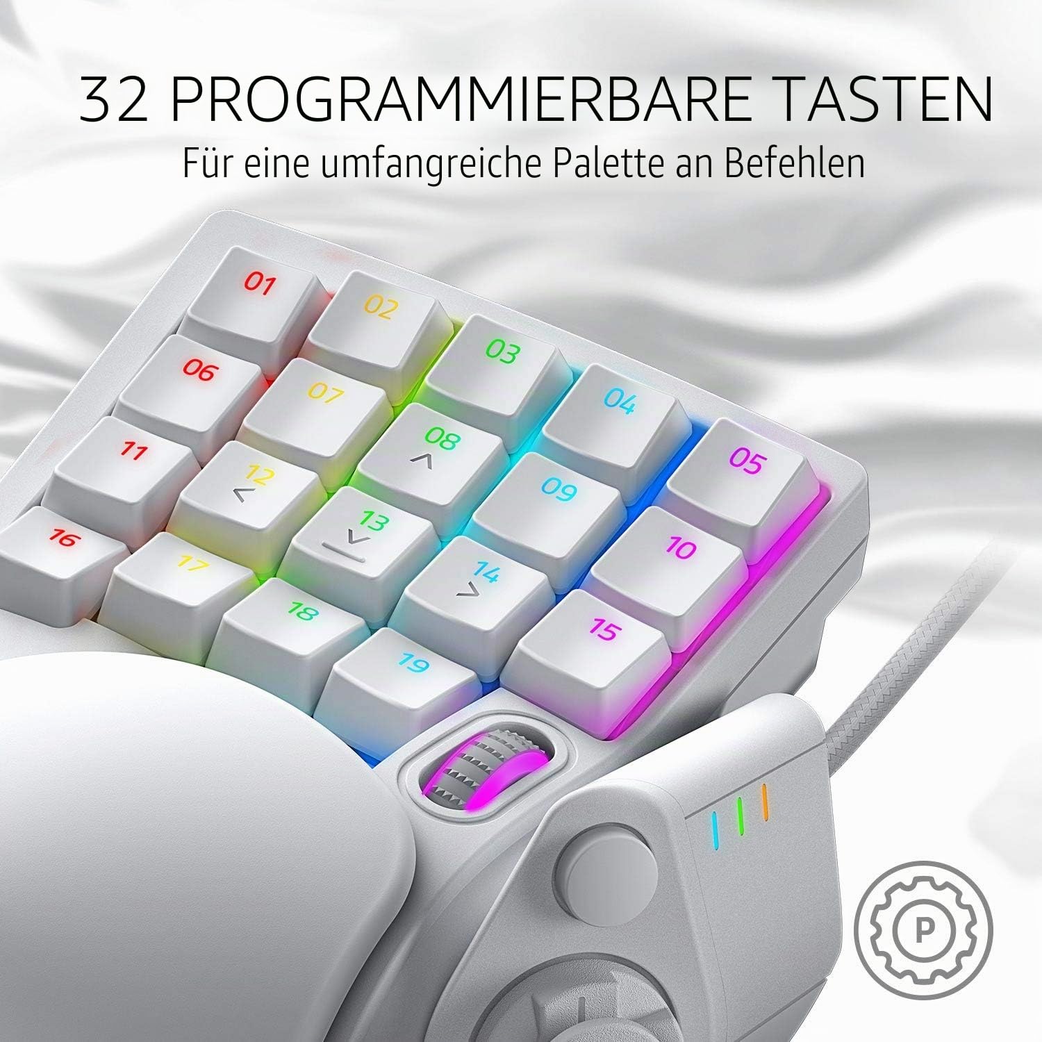 Razer Tartarus Pro Gaming Keypad Analog-optische Tastenschalter Chroma-RGB-Beleuchtung