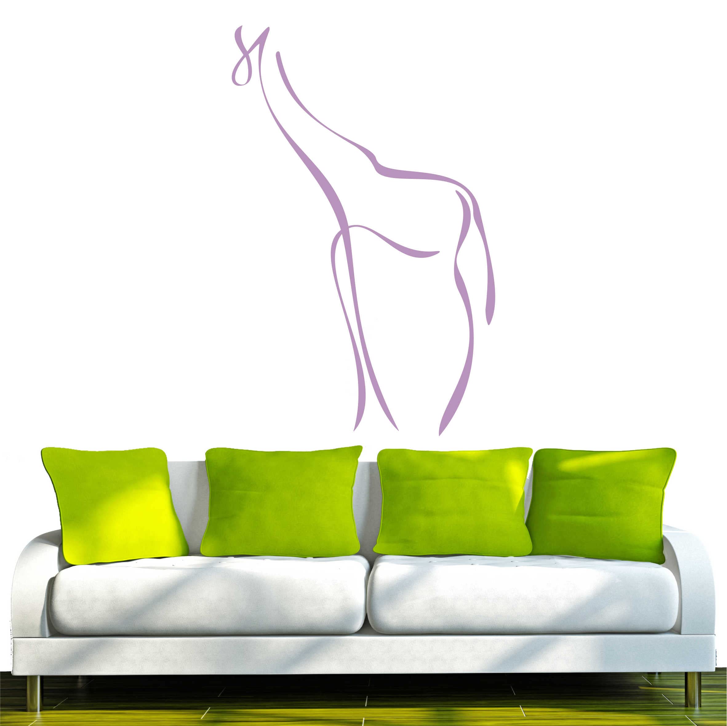 INDIGOS UG - Decalcomanie da muro - adesivi da parete - Murale - d245 blutruenstiger squalo Bianco Tribal, Marrone Chiaro, 80 x 49 cm - Decorazione per soggiorno, camera dei bambini, ufficio, scuola