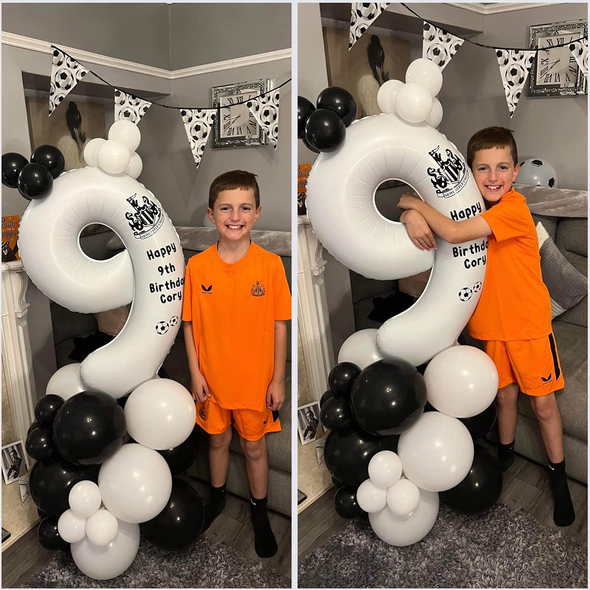 Red 0 balloon 40 Inch Giant Helium Foil Number 0 to 9 Red Balloon Birthday Wedding Party Digital Decorations (Number 0) — view 487