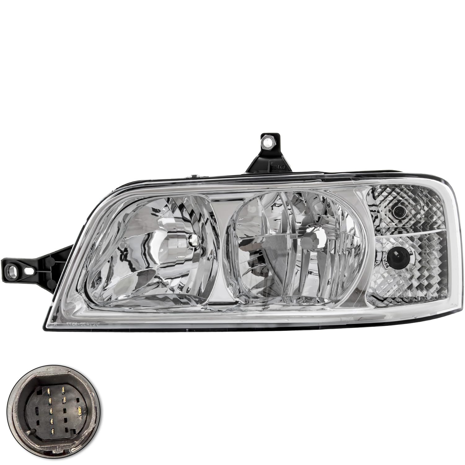 Phare avant gauche H1/H7 pour modèle Jumper (244) année de construction: 04/2002->> Ducato 04/2002-06/2006 Boxer 04/2002->>