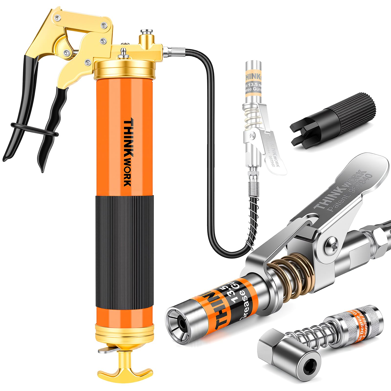Photo 1 of THINKWORK Professional Heavy Duty Grease Gun Kit