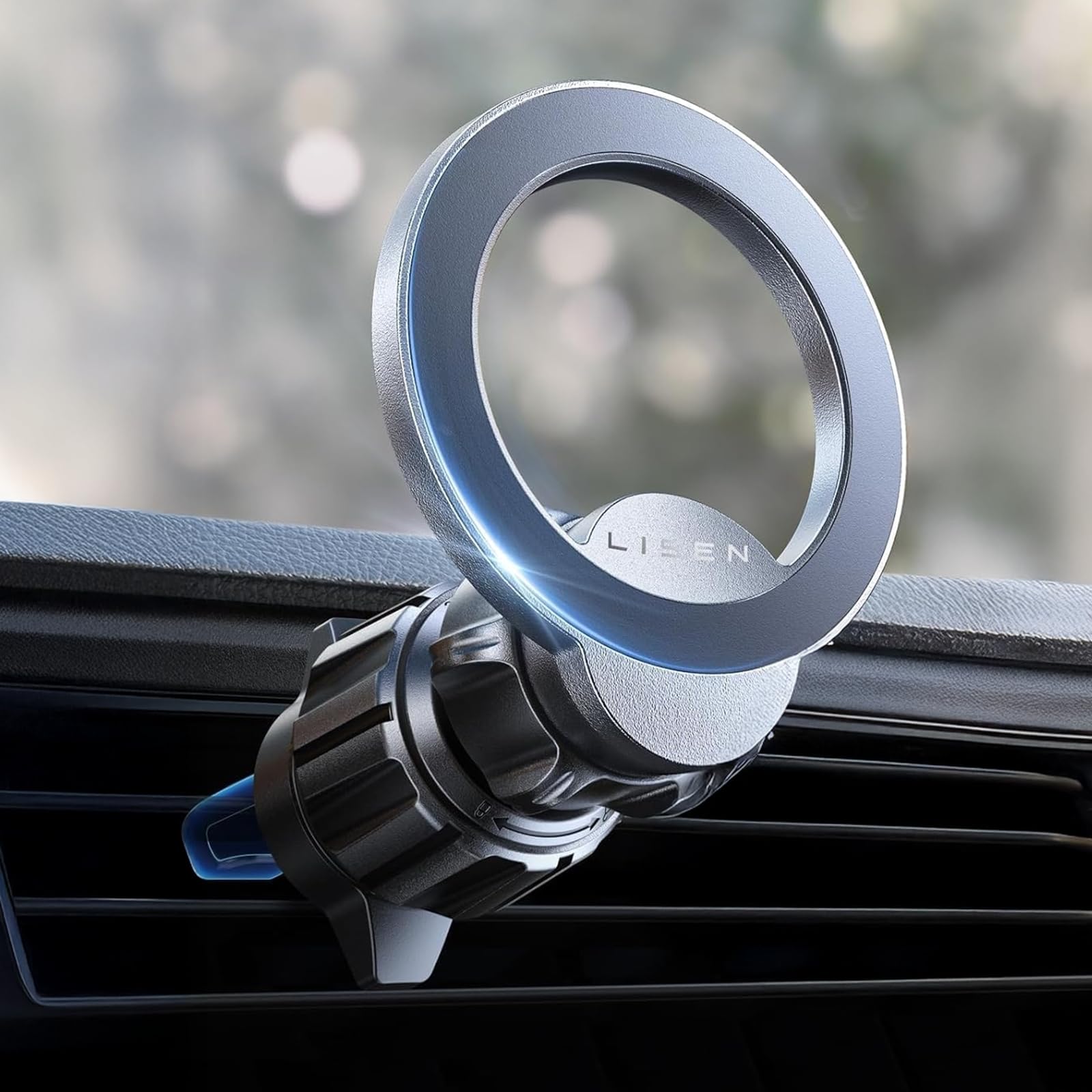 Amazon.com: LISEN for MagSafe Car Mount Fits iPhone 17 Pro Max Air