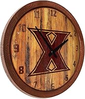 Vista 352 de The Fan-Brand NCAA Oklahoma Sooners: Faux Barrel Top Wall Clock Sports Team Bar Sign Décor - Home Man Cave, Party Decoration - Made On Demand