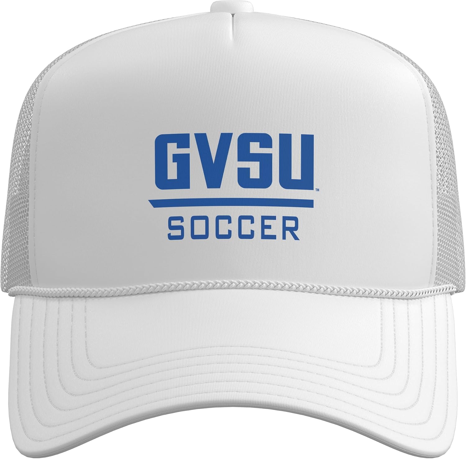 GVSU Soccer Grand Valley State University Lakers GVSU13 Trucker Hat with Adjustable Mesh Back image 2