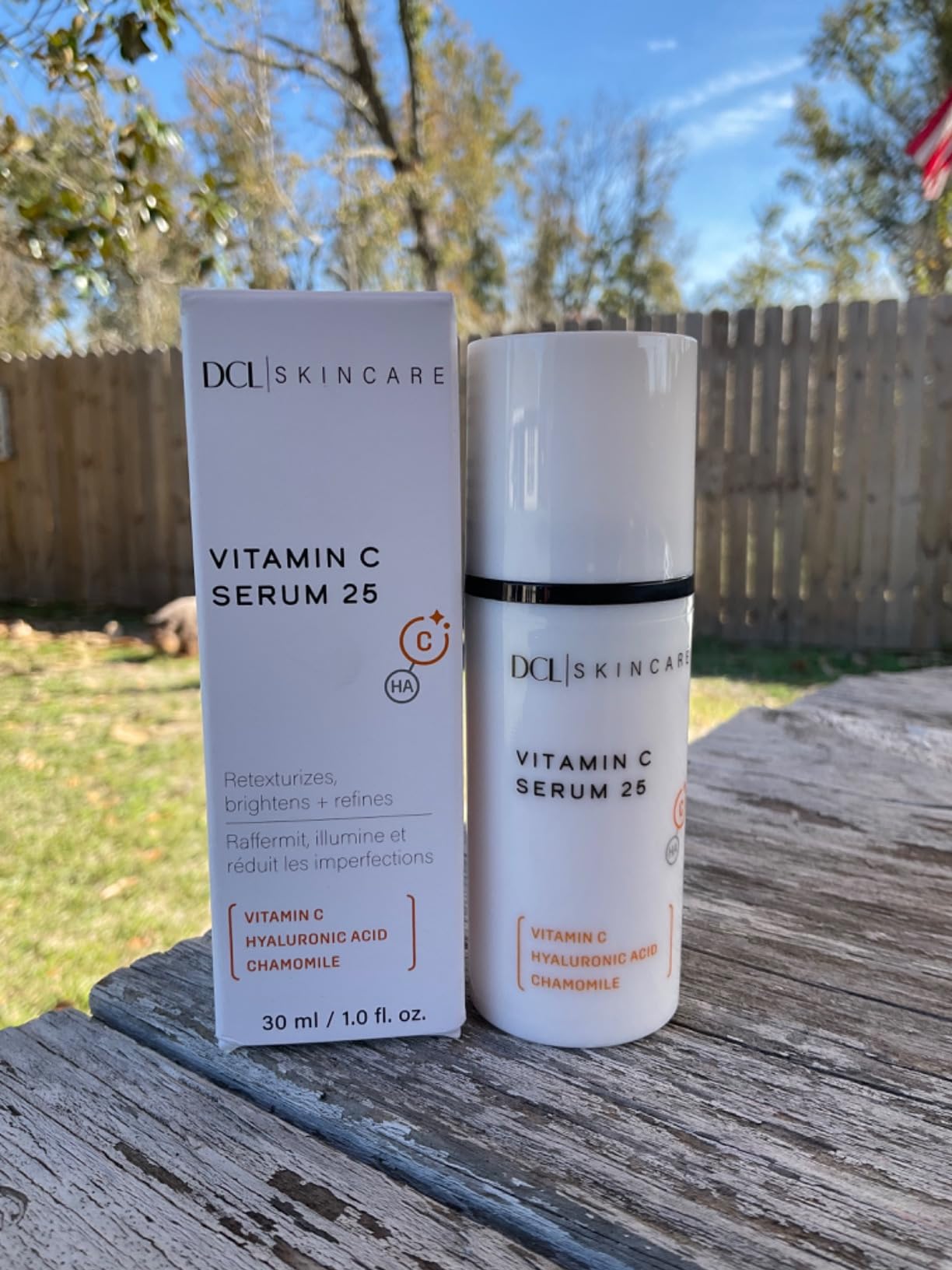 Dermatologic Cosmetic Laboratories DCL Skincare Vitamin C Serum 25 with Ethyl Ascorbic Acid & Hyaluronic Acid, 1 fl oz