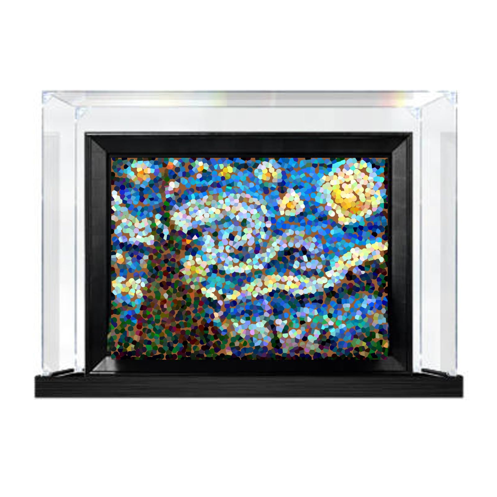Acrylic Display Case Compatible with Lego 21333 Model, Dustproof Transparent Storage Box, Compatible with Lego 21333 (Model Not Included) (2mm)