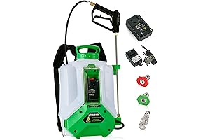 FlowZone Typhoon 3 Backpack Sprayer with 4-Gallon Capacity and 2.6Ah Lithium Battery...