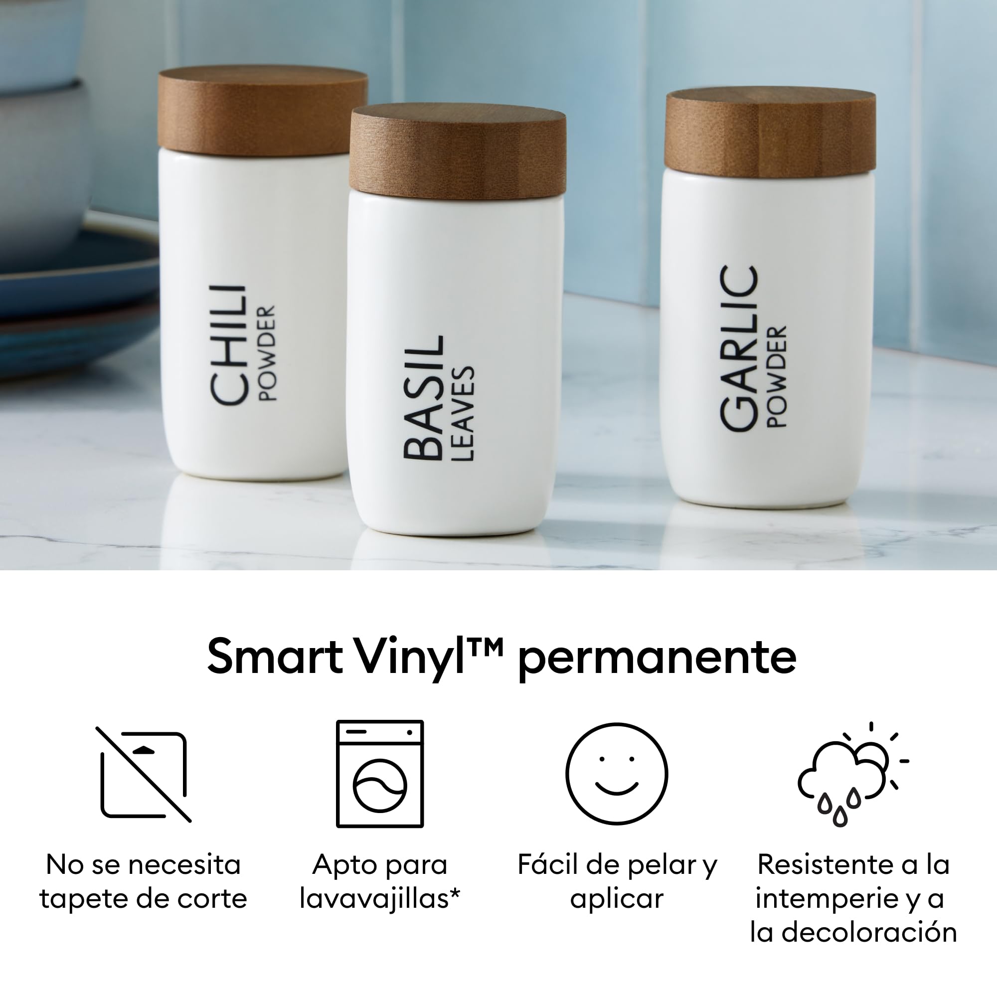 Cricut Smart Vinyl Permanente 33x91cm 1 Hoja (Mat Champagne)