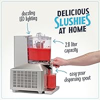 Vista 3 de Nostalgia Máquina profesional de granizado congelado de 2.8 litros, licuadora de alta calidad para encimeras de cocina y barras en casa, acero